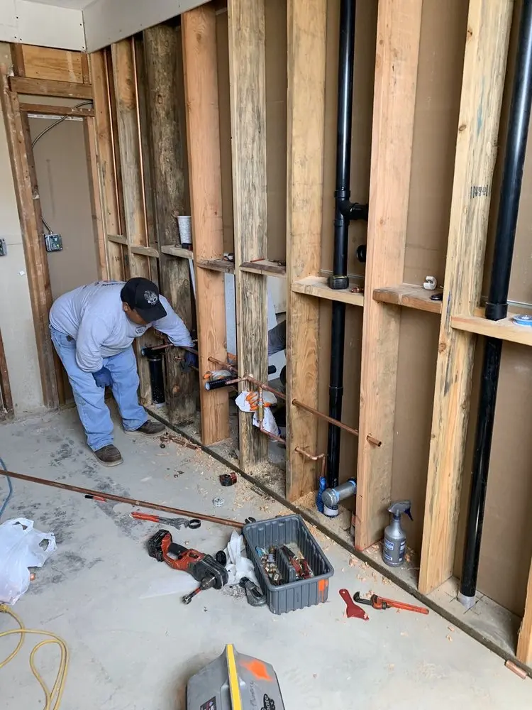 Commercial rough-in plumbing for Gas Line Repair in Hampton Woods